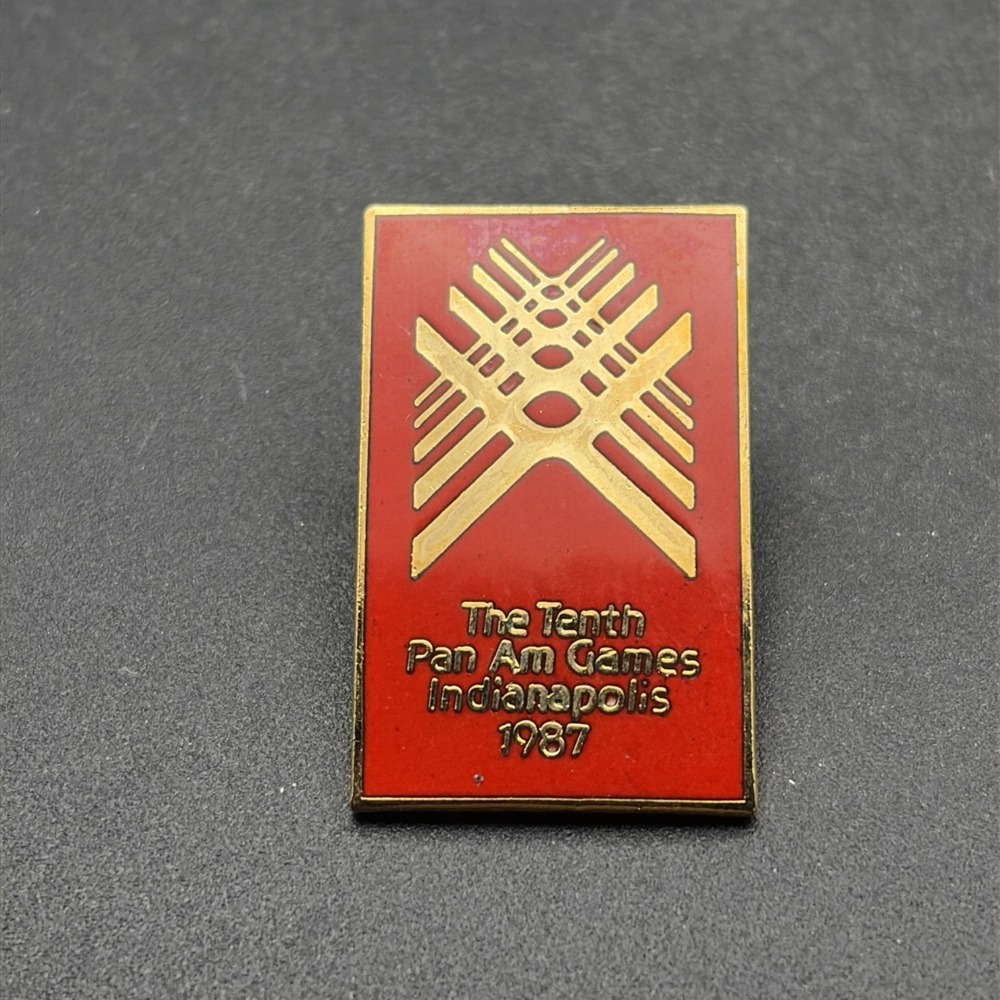 The Tenth Pan Am Games Indianapolis 1987 Lapel Hat‎ Pin